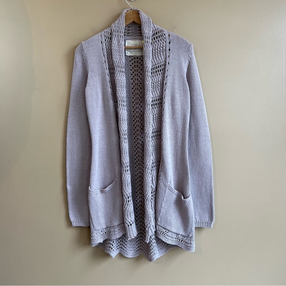 Anthropologie Sweaters - Anthropologie ANGEL OF THE NORTH Long Cardigan Sweater Open Front Size Small